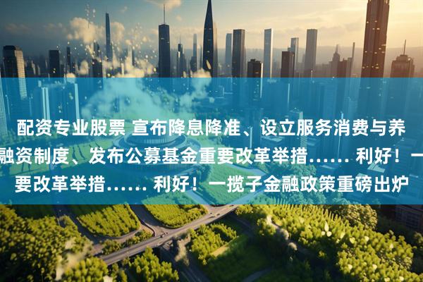 配资专业股票 宣布降息降准、设立服务消费与养老再贷款、完善房地产融资制度、发布公募基金重要改革举措…… 利好！一揽子金融政策重磅出炉