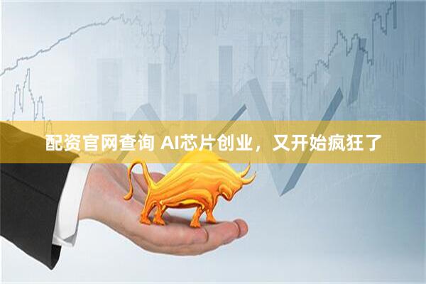 配资官网查询 AI芯片创业，又开始疯狂了